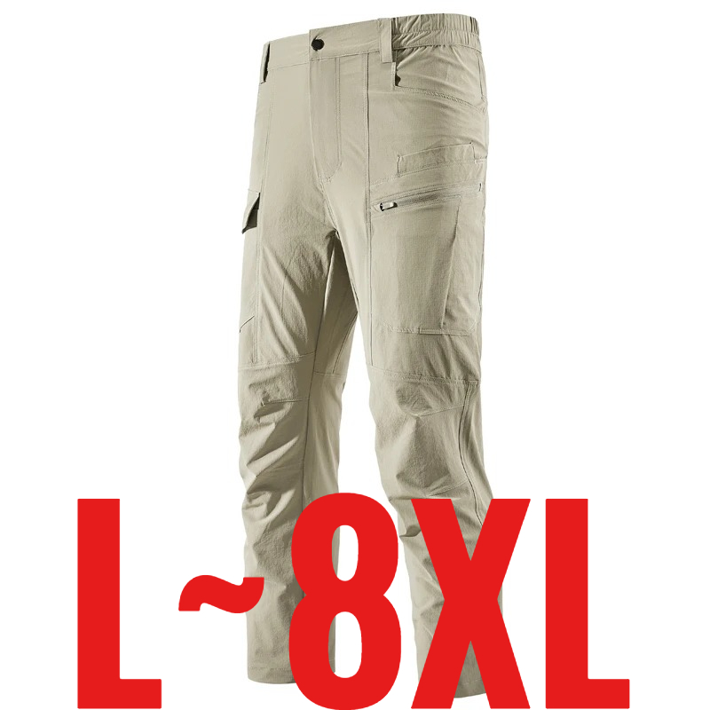 Fishing Kit Compact - بنطلون رجالي كاجوال مقاس كبير 8XL