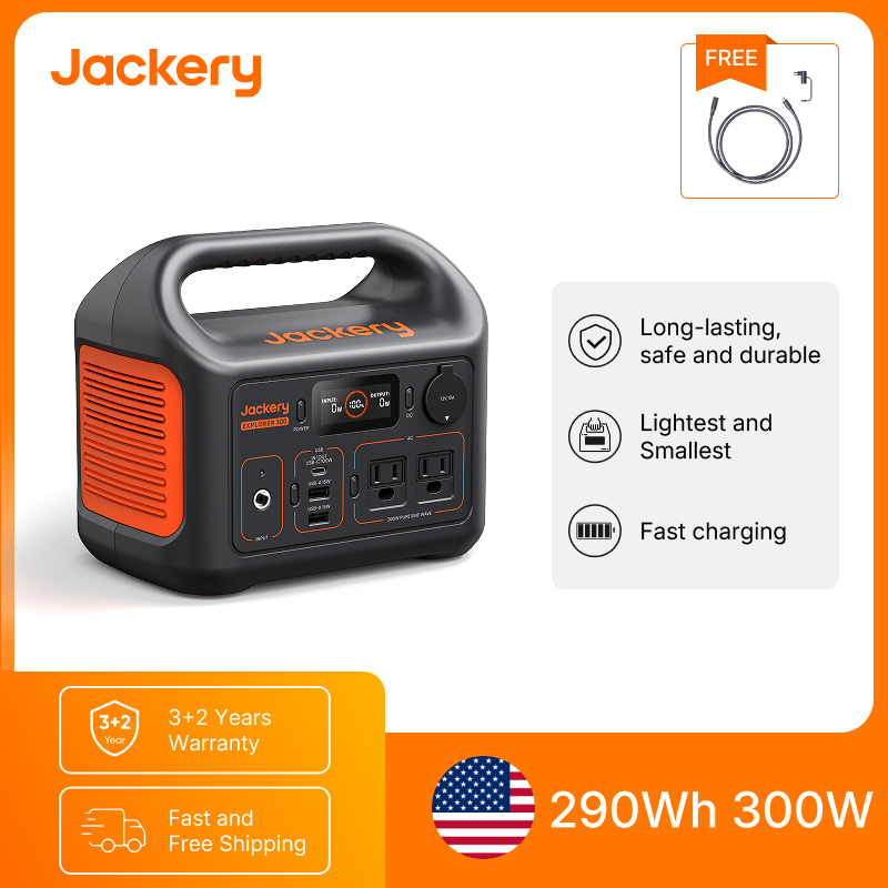 Solar Emergency Charger - محطة طاقة محمولة جاكيري إكسبلورر 300