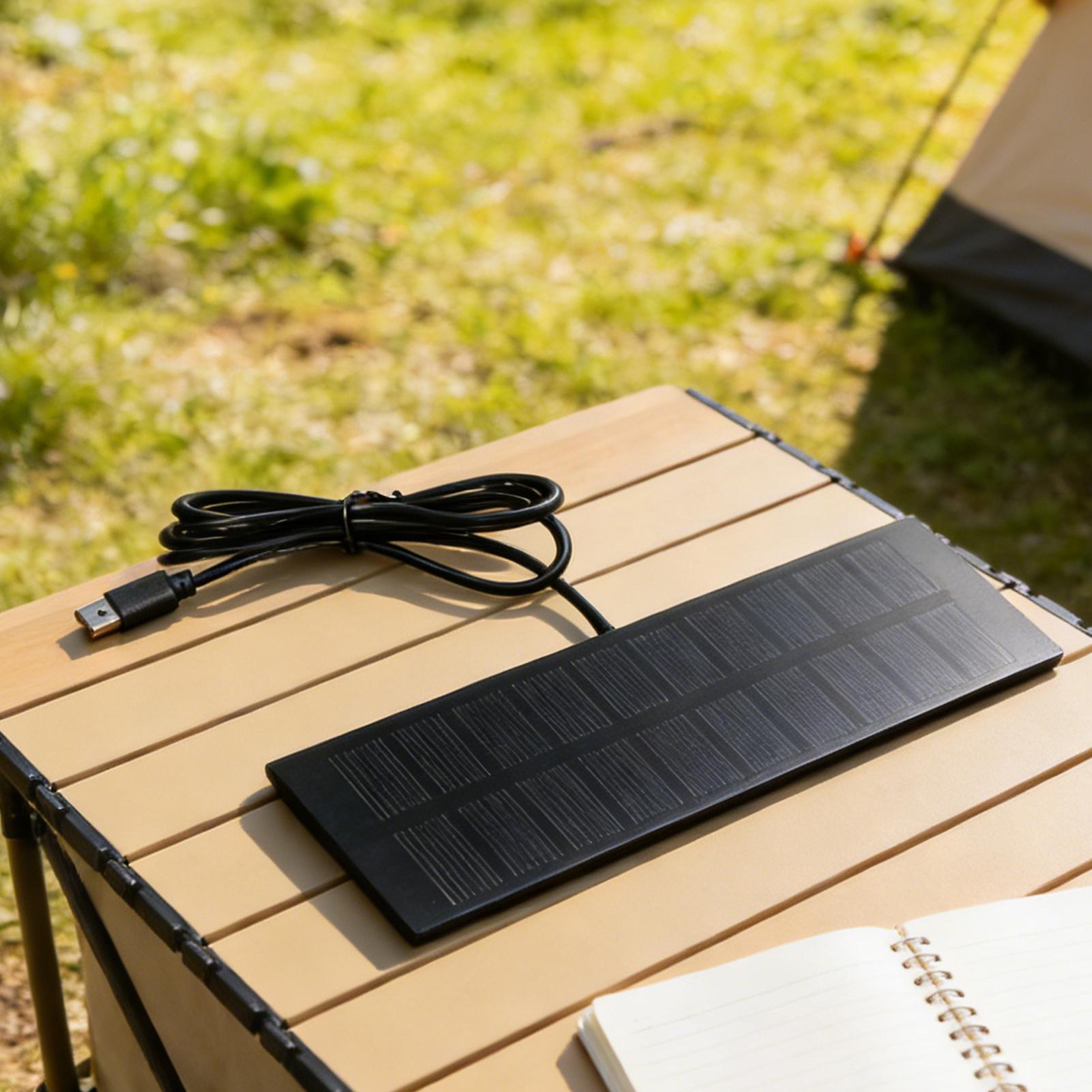 لوحة شمسية محمولة 5 واط 5 فولت - مراجعة Solar Emergency Charger وسعره