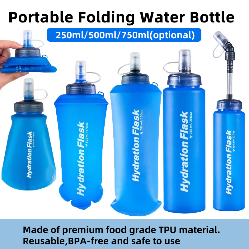 250 مللي 500 مللي 750 مللي زجا - مراجعة Water Bag Collapsible وسعره